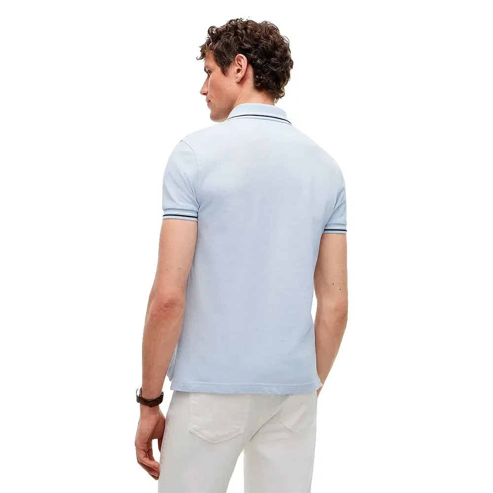 Поло с коротким рукавом slim fit Tommy Hilfiger, синий — фото 2
