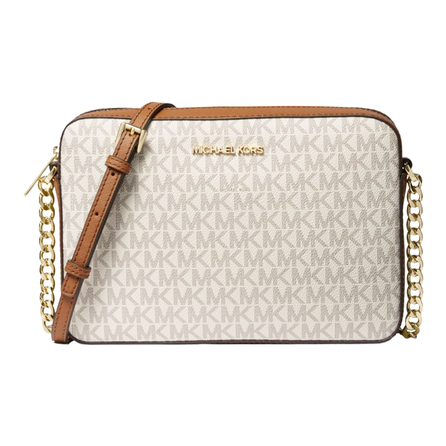 

Сумка Michael Michael Kors Jet Set Large Printed Logo Crossbody, белый