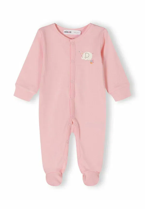 Комплект из 4 боди с длинным рукавом 100% хлопок Minoti, light pink/light blue, светло-розовый/светло-голубой — фото 4