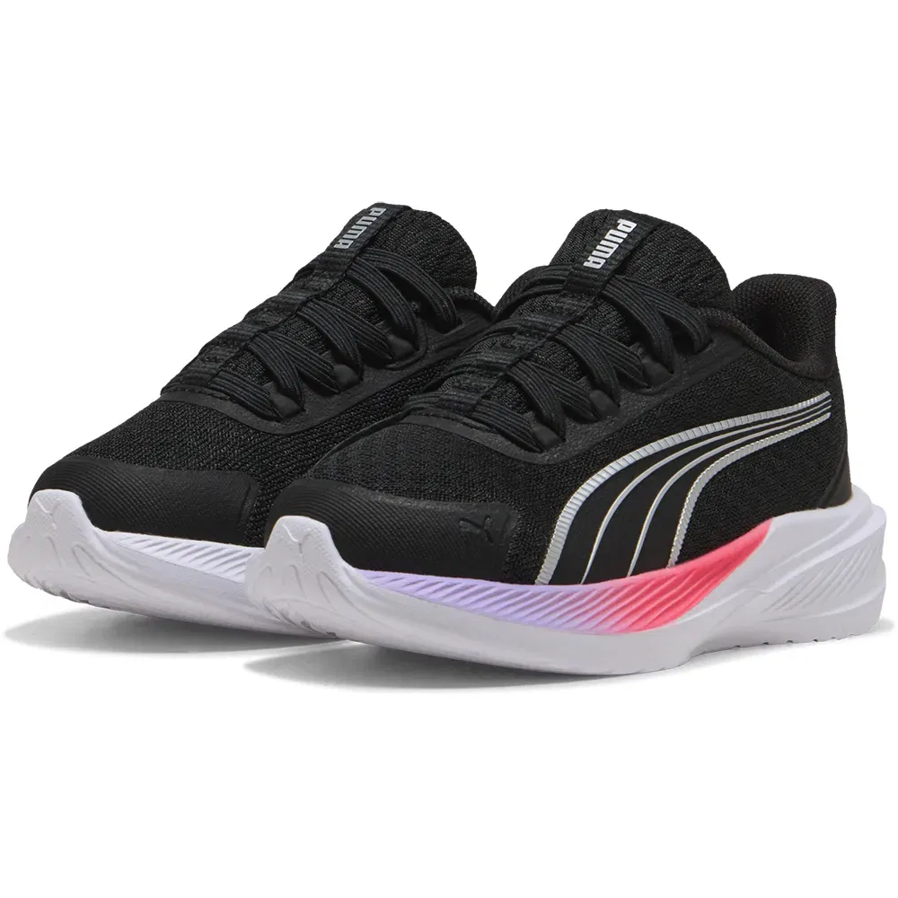 Детские кроссовки для девочек с технологией SLIPTECH Dasher SLIPTECH Puma, Black — фото 2
