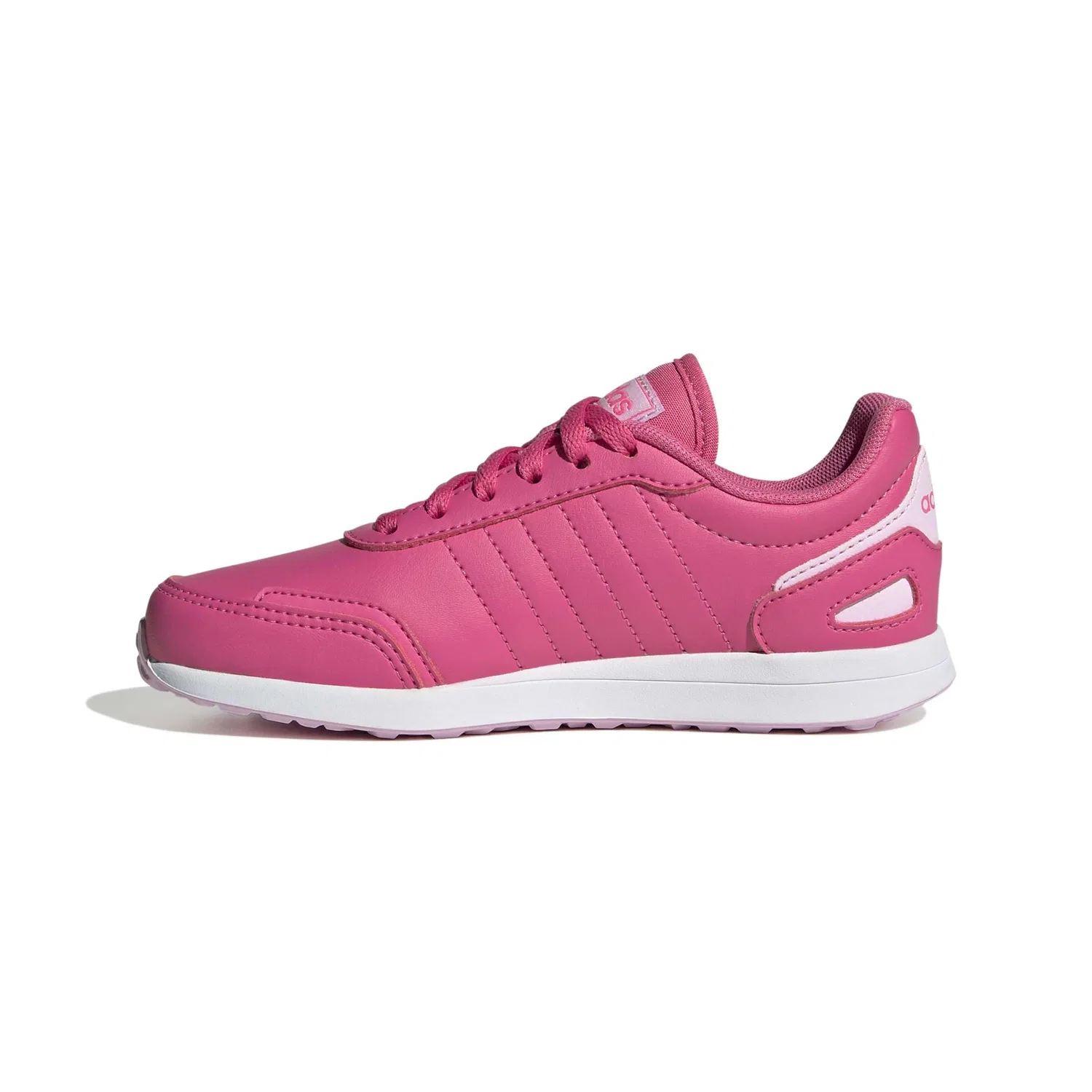 Детские кроссовки для активного отдыха с синтетическим верхом Adidas, Pulse Magenta Silver Met Orchid Fusion — фото 3