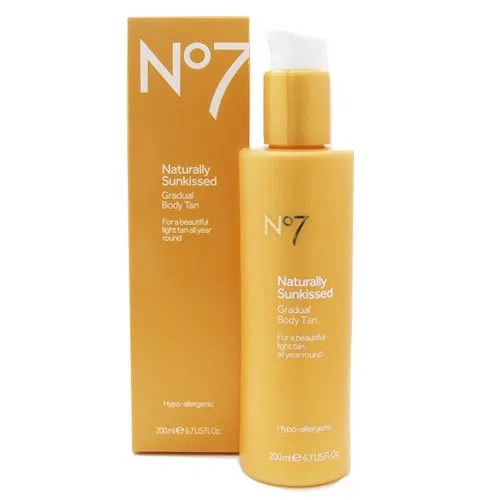 Лосьон для тела загар No7 Naturally Sunkissed Gradual Body Tan 200 мл