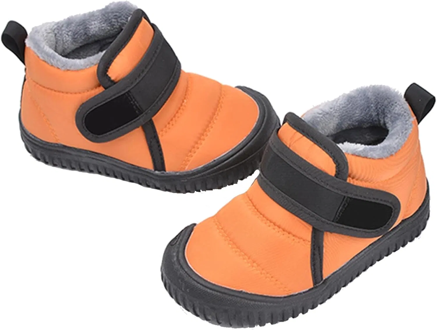 Детские зимние ботинки с мехом YUKTOPA, Orange