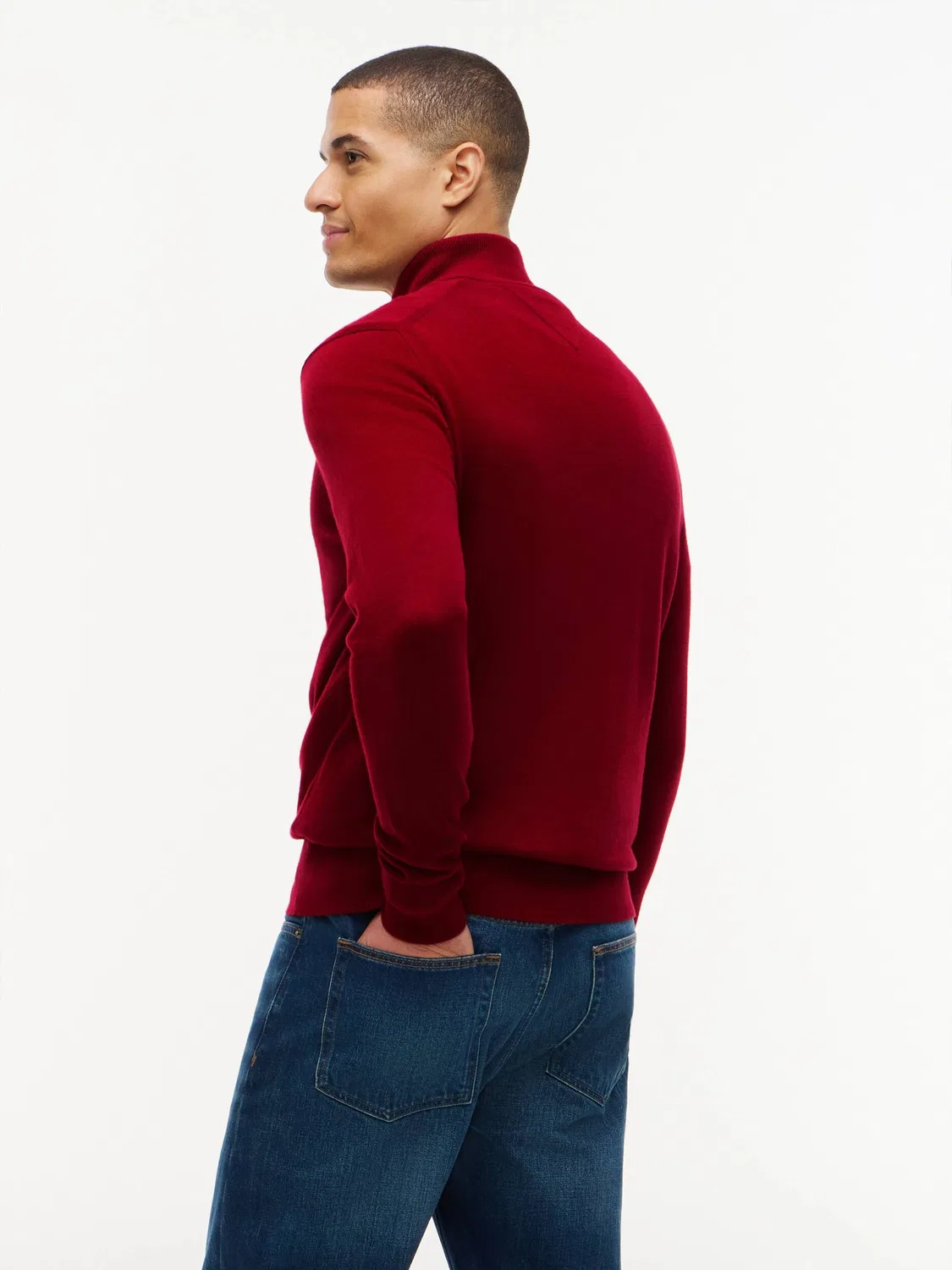Свитер с молнией Tommy Hilfiger, Rosso — фото 3