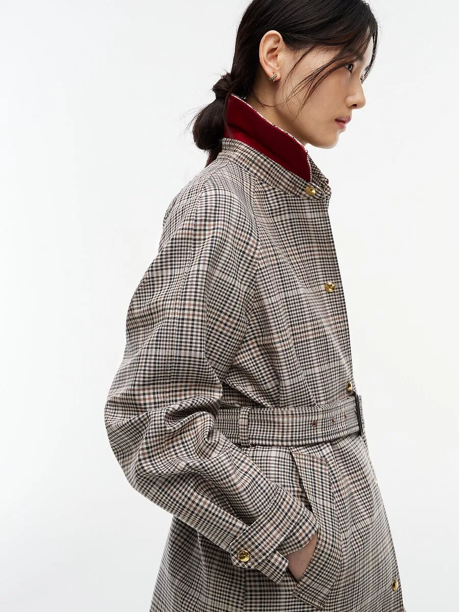 Пальто TOMMY HILFIGER Between-Seasons светло-коричневого цвета — фото 4