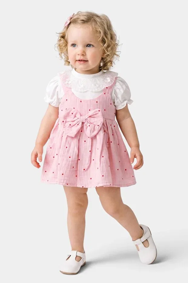 Детское платье с коротким рукавом Tufitto Baby, Pink