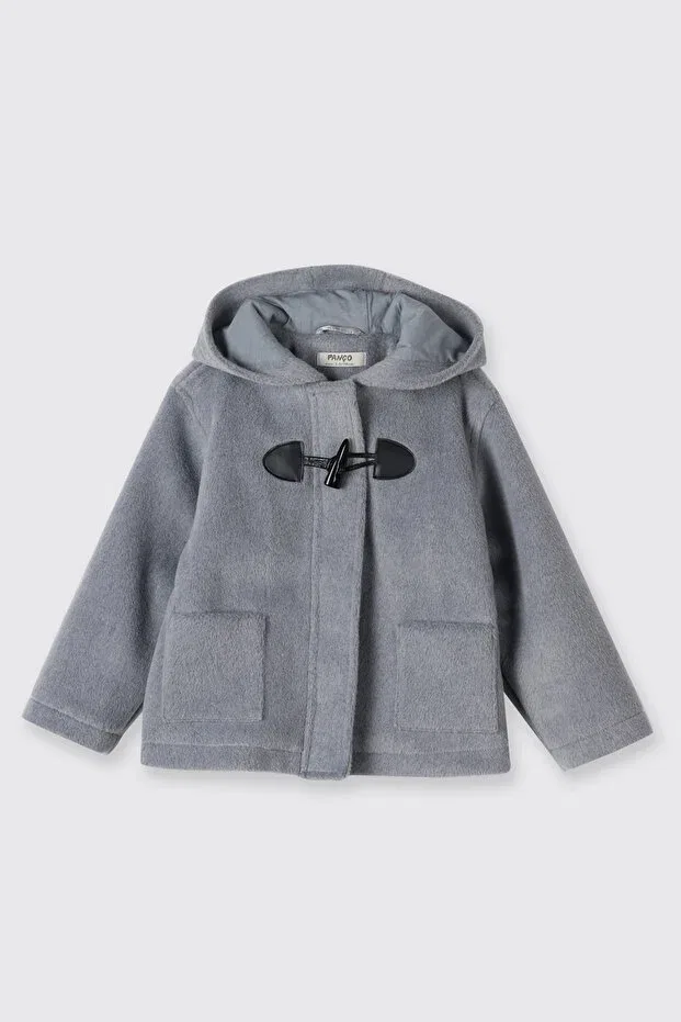 Детское пальто для мальчиков с капюшоном Panço, Grey