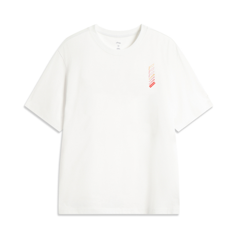 

LINING Футболка мужская классическая белая, Белый, LINING Футболка мужская классическая белая