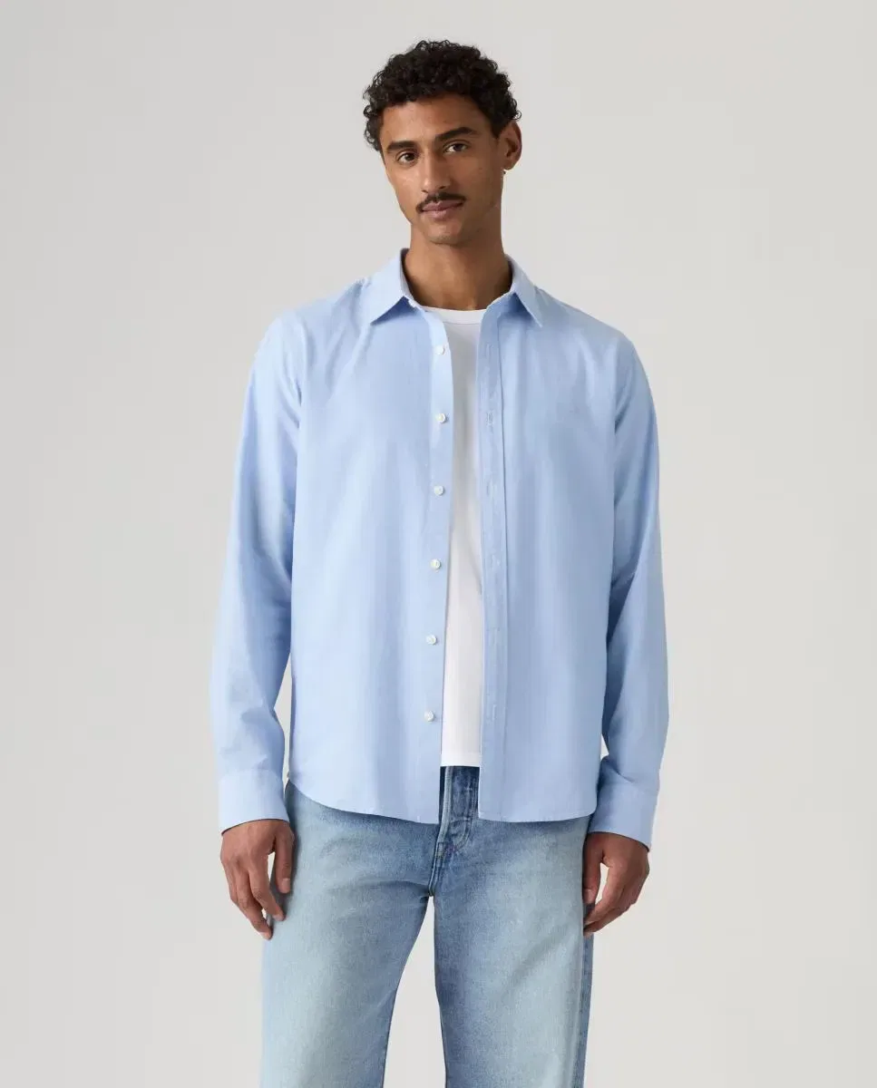 Мужская рубашка с длинным рукавом Slim Fit Levi's, Azul Claro