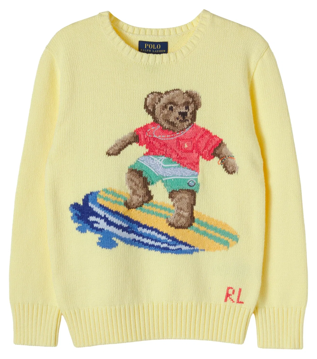 Свитшот хлопковый Polo Ralph Lauren Kids, желтый