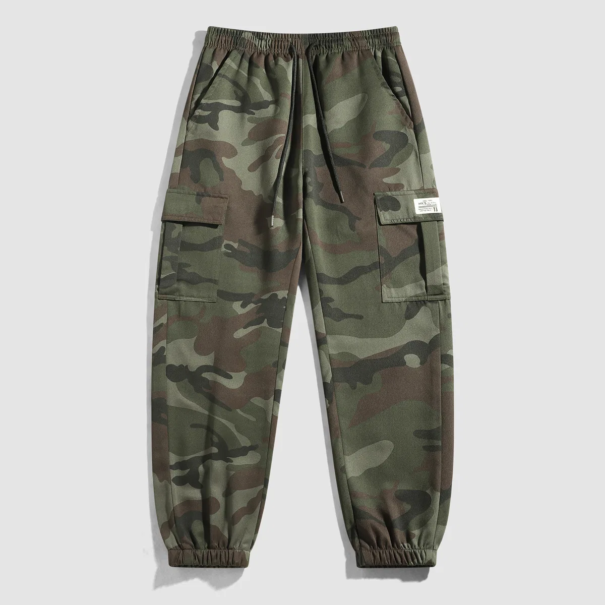 Детские повседневные брюки со манжетами Upgraded Camouflage Army Green Sugarfunk, Upgraded Camouflage Army Green — фото 3