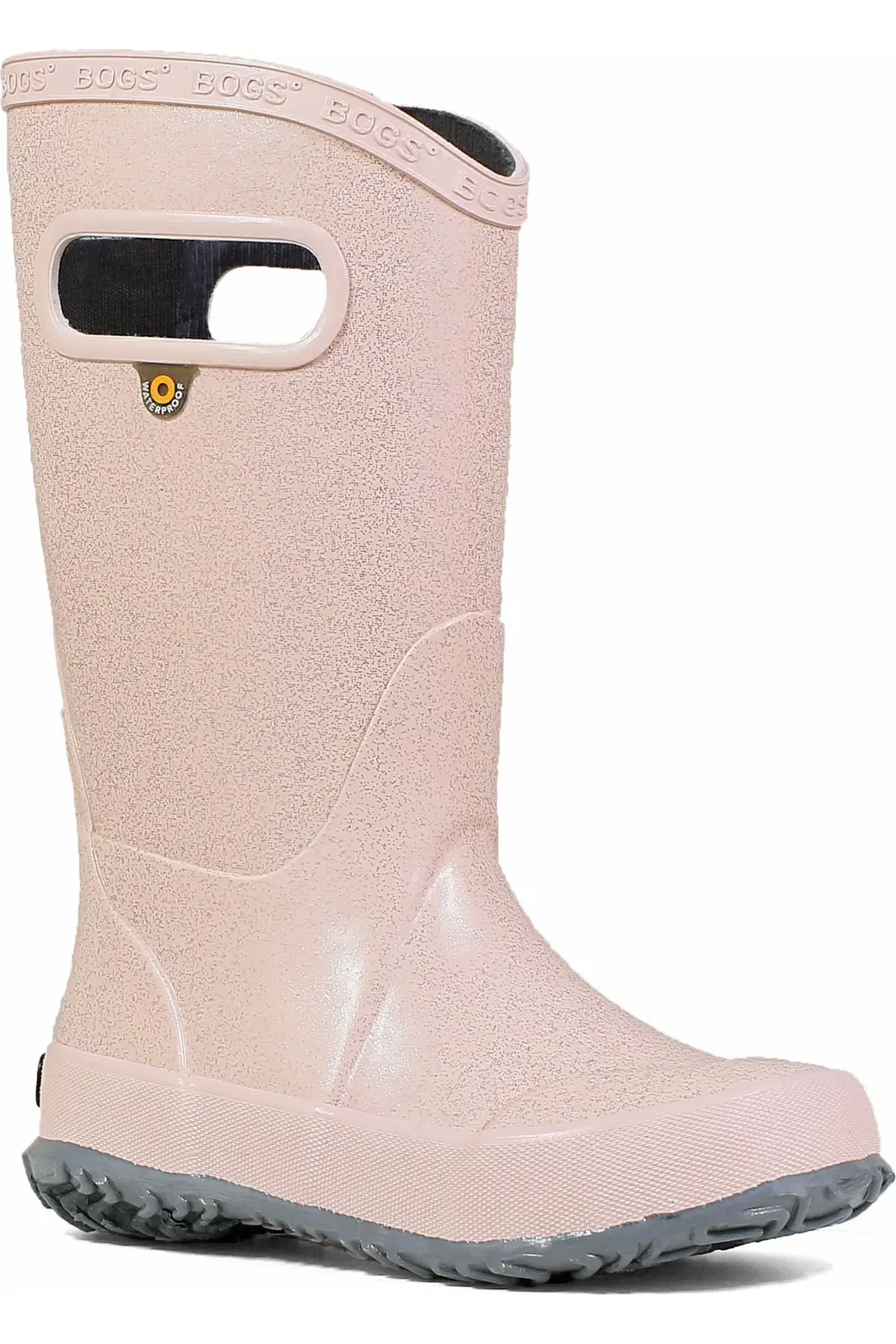 Детские резиновые сапоги водонепроницаемые Glitter Bogs, Rose Gold