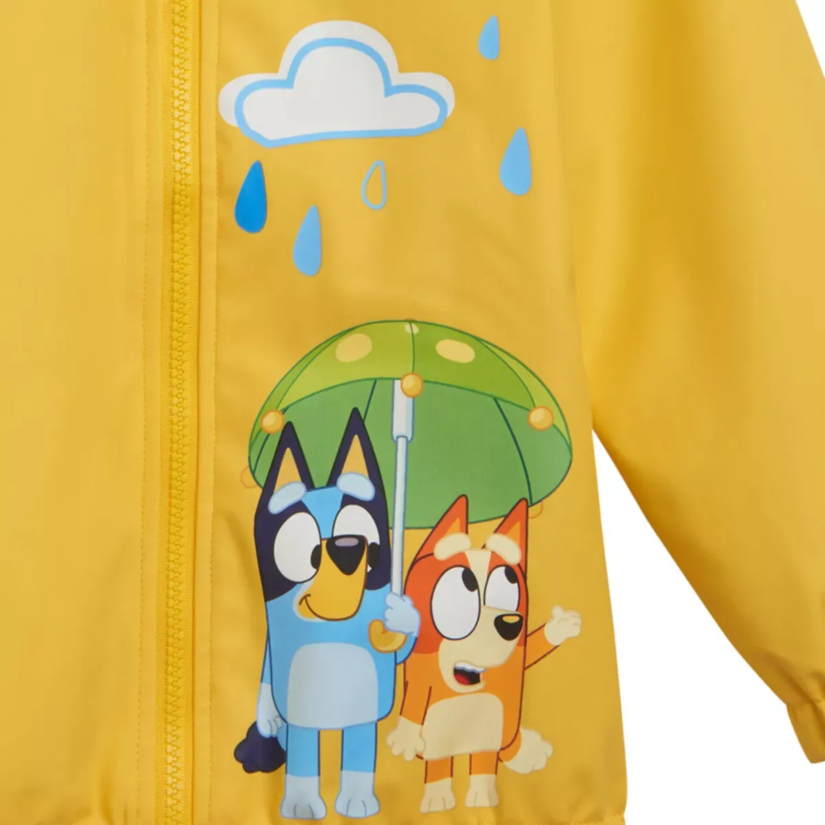 Детское пальто для мальчиков водонепроницаемое Bluey Bluey, Yellow — фото 3
