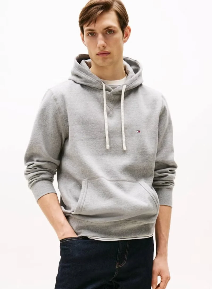 Худи Tommy Hilfiger Essential Fleece, серый