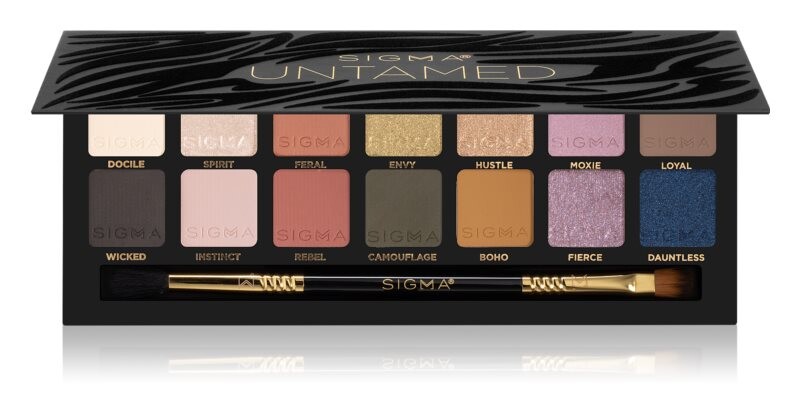 

Палетка теней с зеркалом и аппликатором Sigma Beauty Untamed Eyeshadow Palette