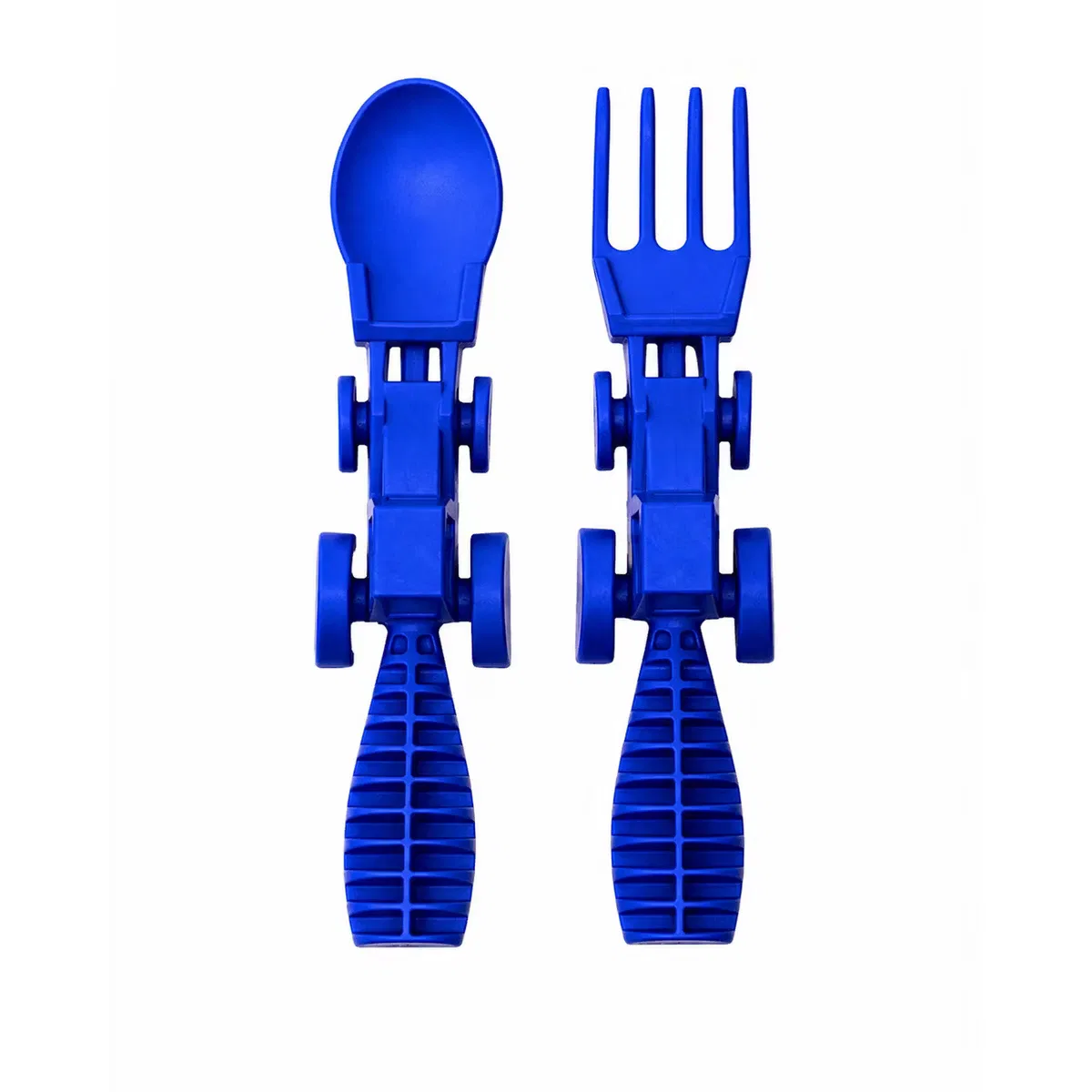 Детский набор столовых приборов 2 предмета с трактором Constructive Eating, Blue — фото 3