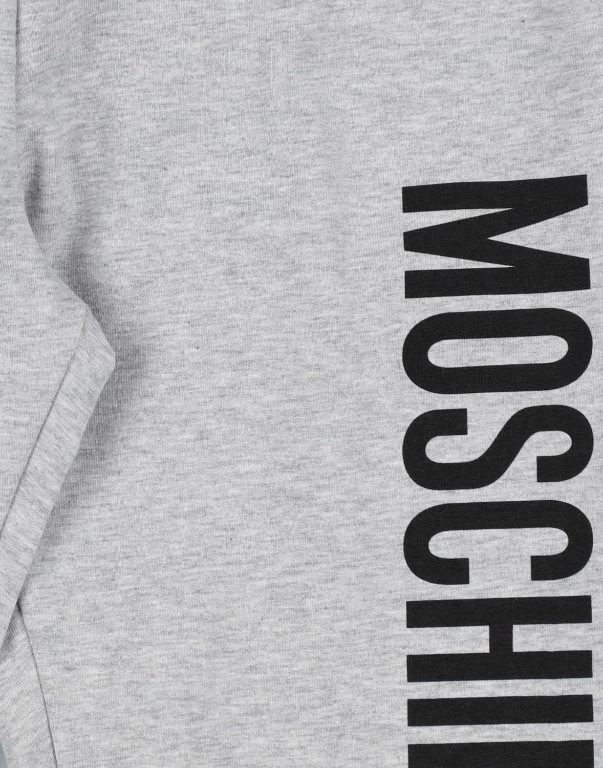 Детские спортивные штаны для девочек с принтом Moschino Teen, серый — фото 3