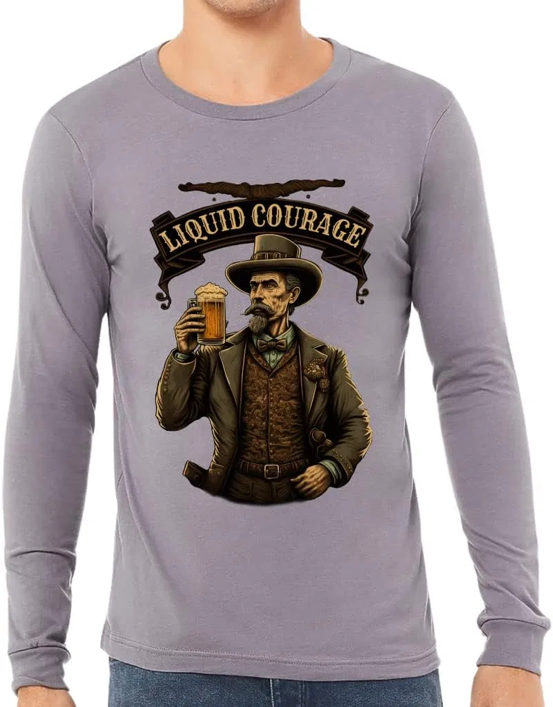 Мужская футболка с длинным рукавом Liquid Courage, Storm