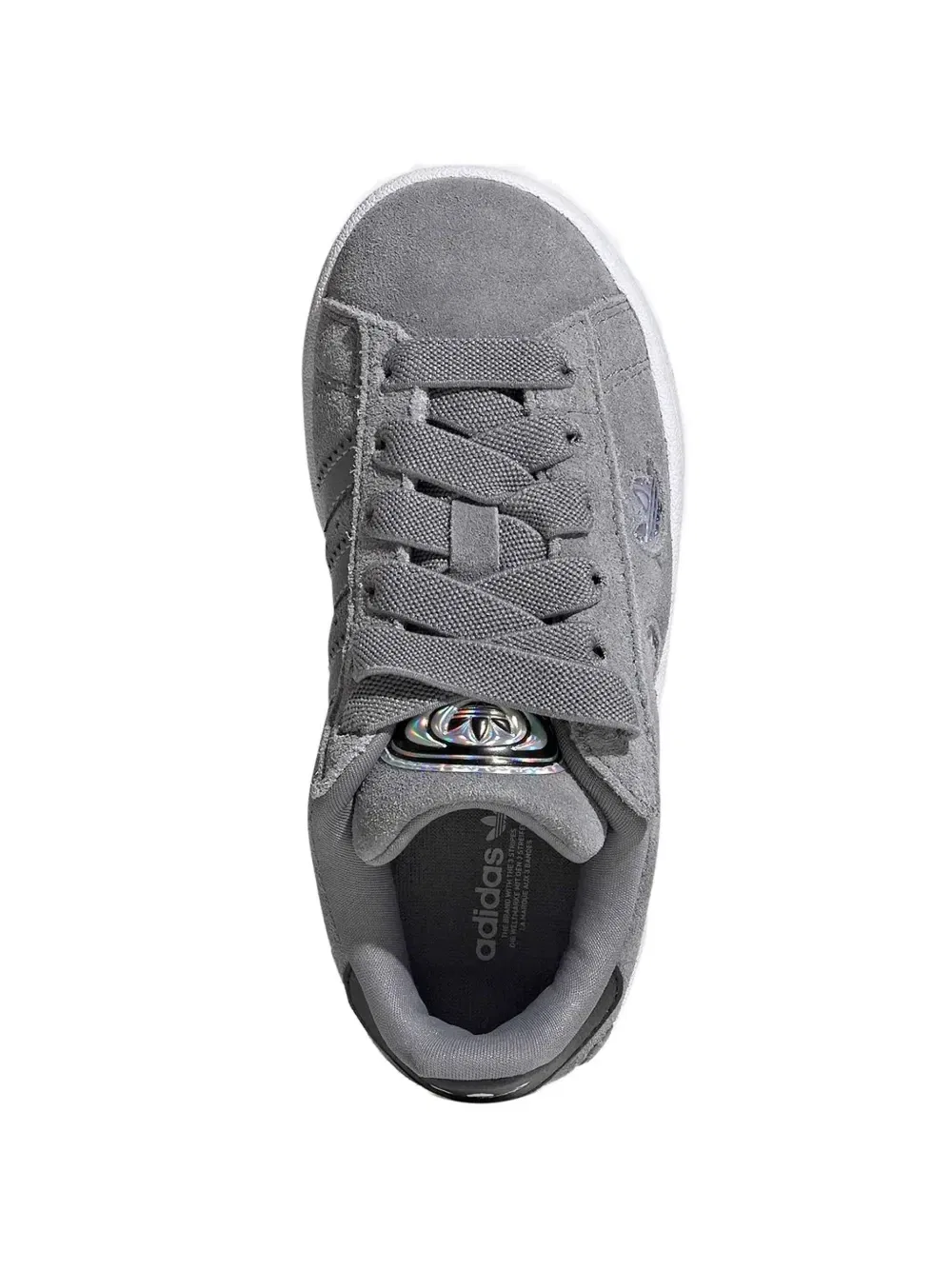 Кроссовки Campus 00s со светодиодной подсветкой Adidas Kids, серый — фото 4
