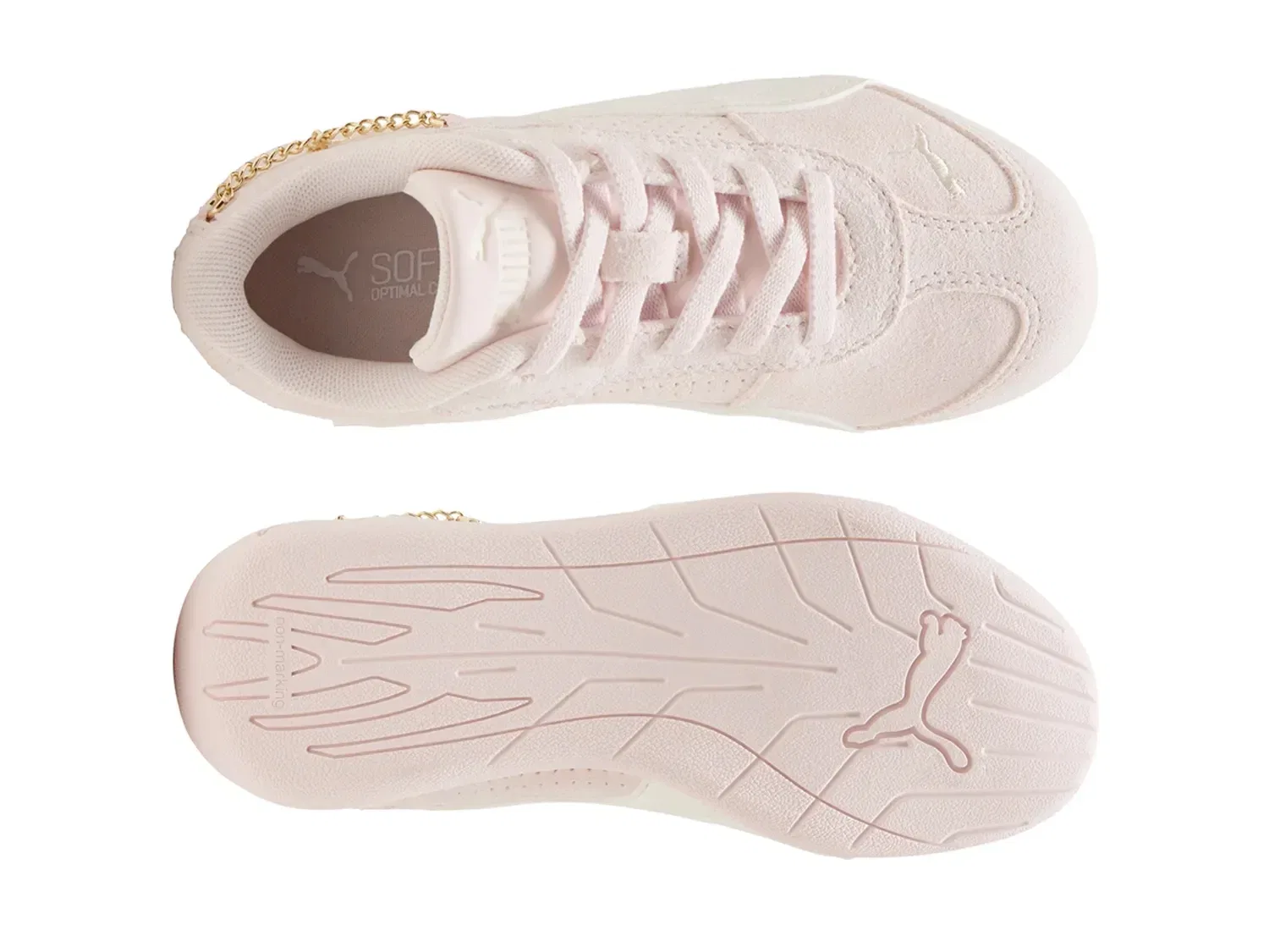 Кроссовки с блестящим брелоком Replicatch Jewel, PUMA, светло-розовый — фото 4