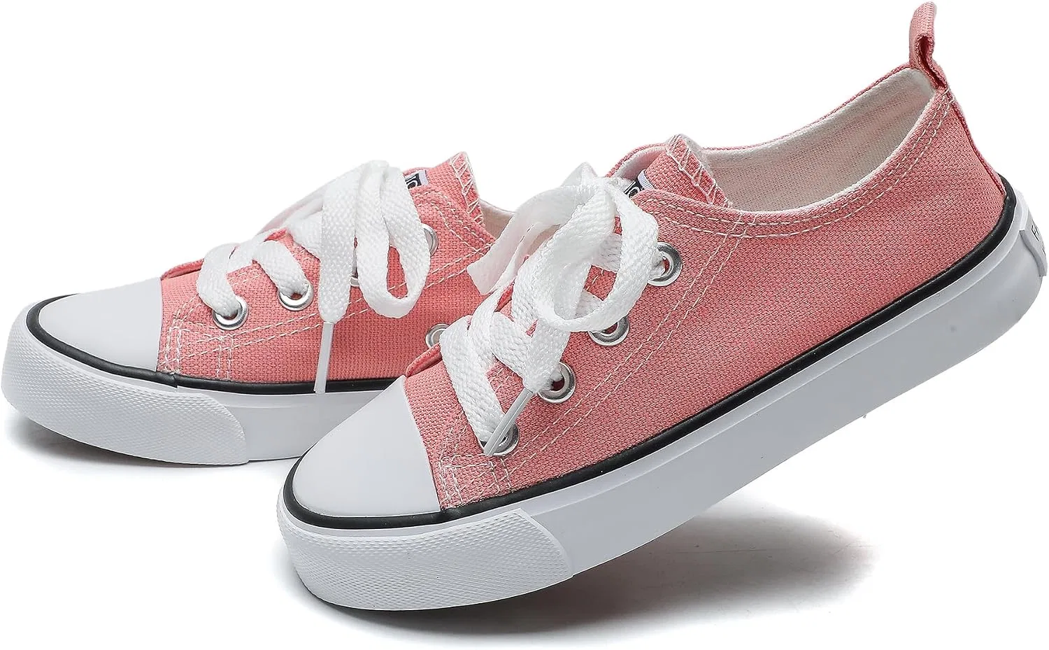 Детские кеды для девочек на шнуровке Mybozz, Light Pink