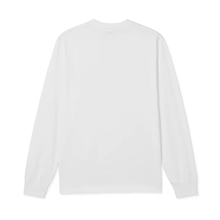 Футболка мужская Lacoste с круглым вырезом, хлопок, белый — фото 3