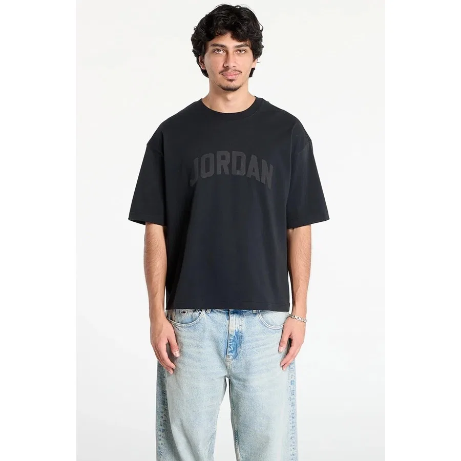 Футболка мужская с длинным рукавом Jordan Flight Essentials Nike, Черный — фото 3