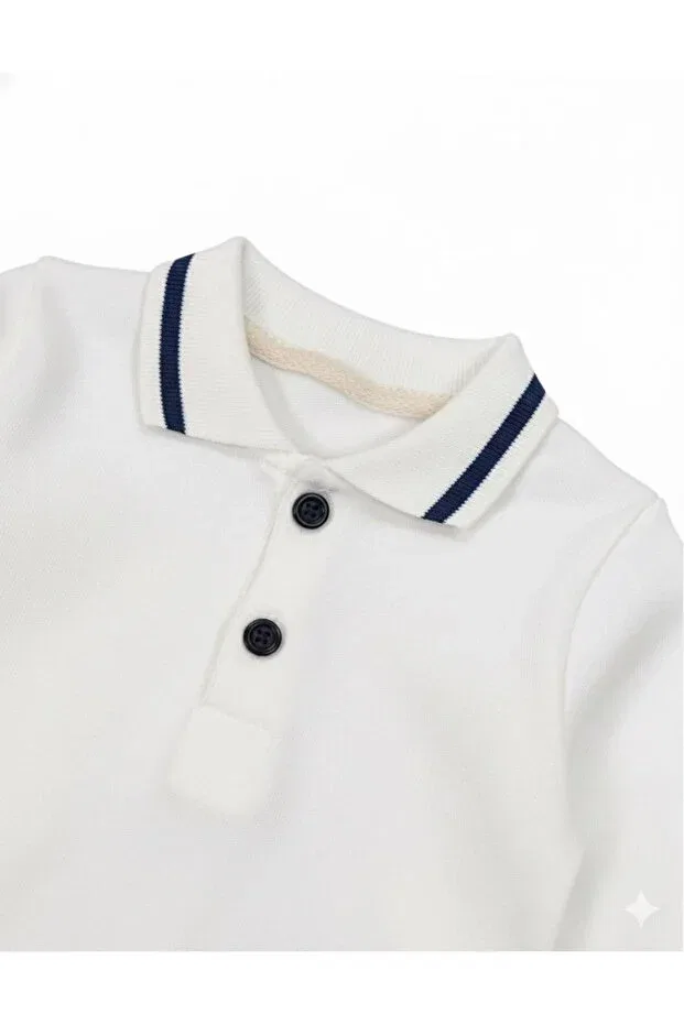Детский комбинезон для мальчиков с принтом P&H Babywear, Navy Blue — фото 3