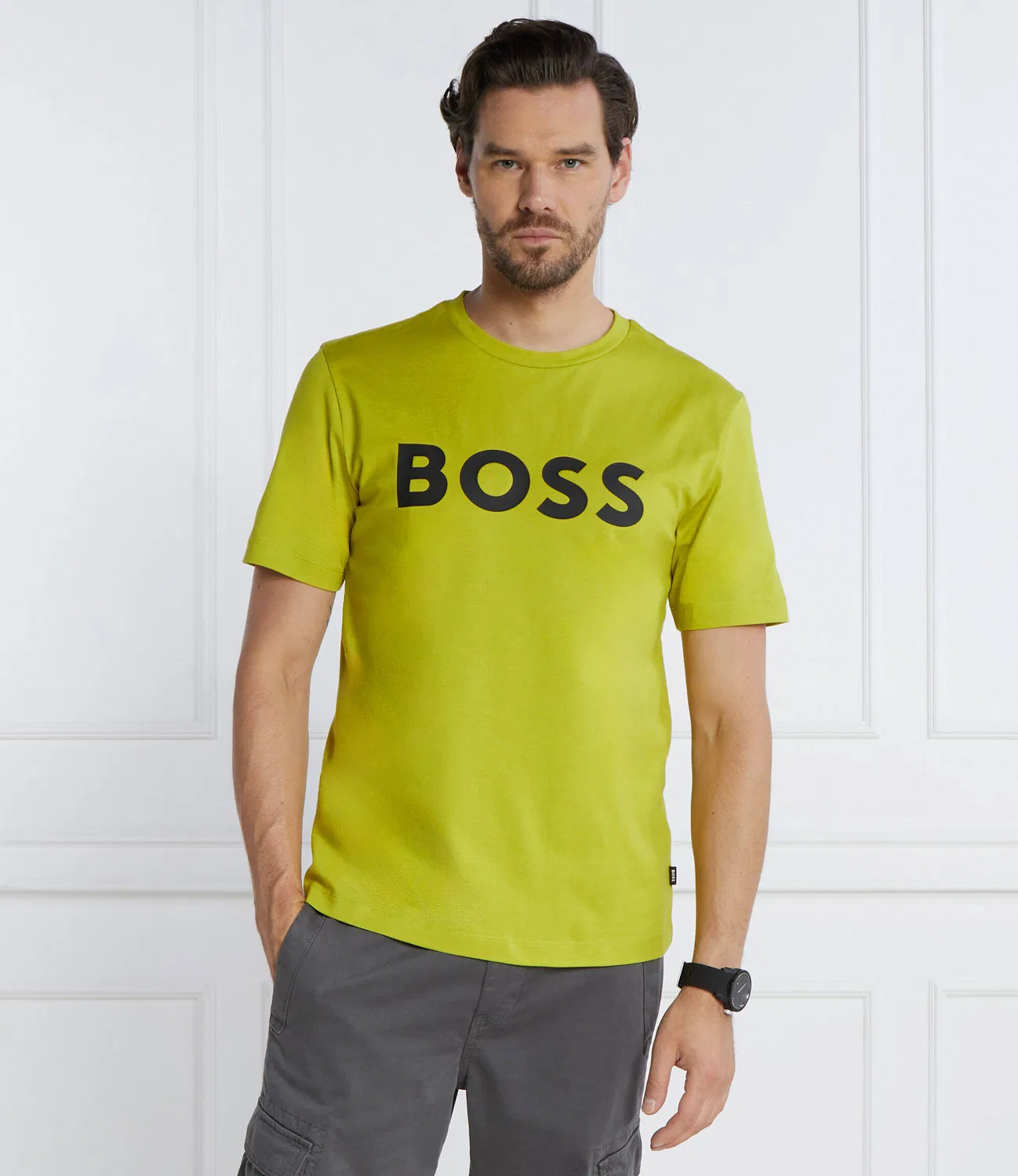 Футболка с круглым вырезом Tiburt 354 Boss, Lime — фото 3