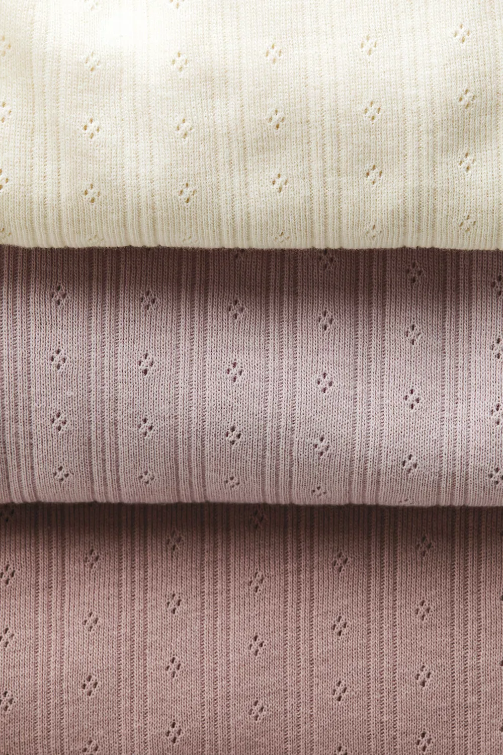 Комплект из 3 боди-обертываний H&M, Helles Mattrosa/Cremefarben — фото 2