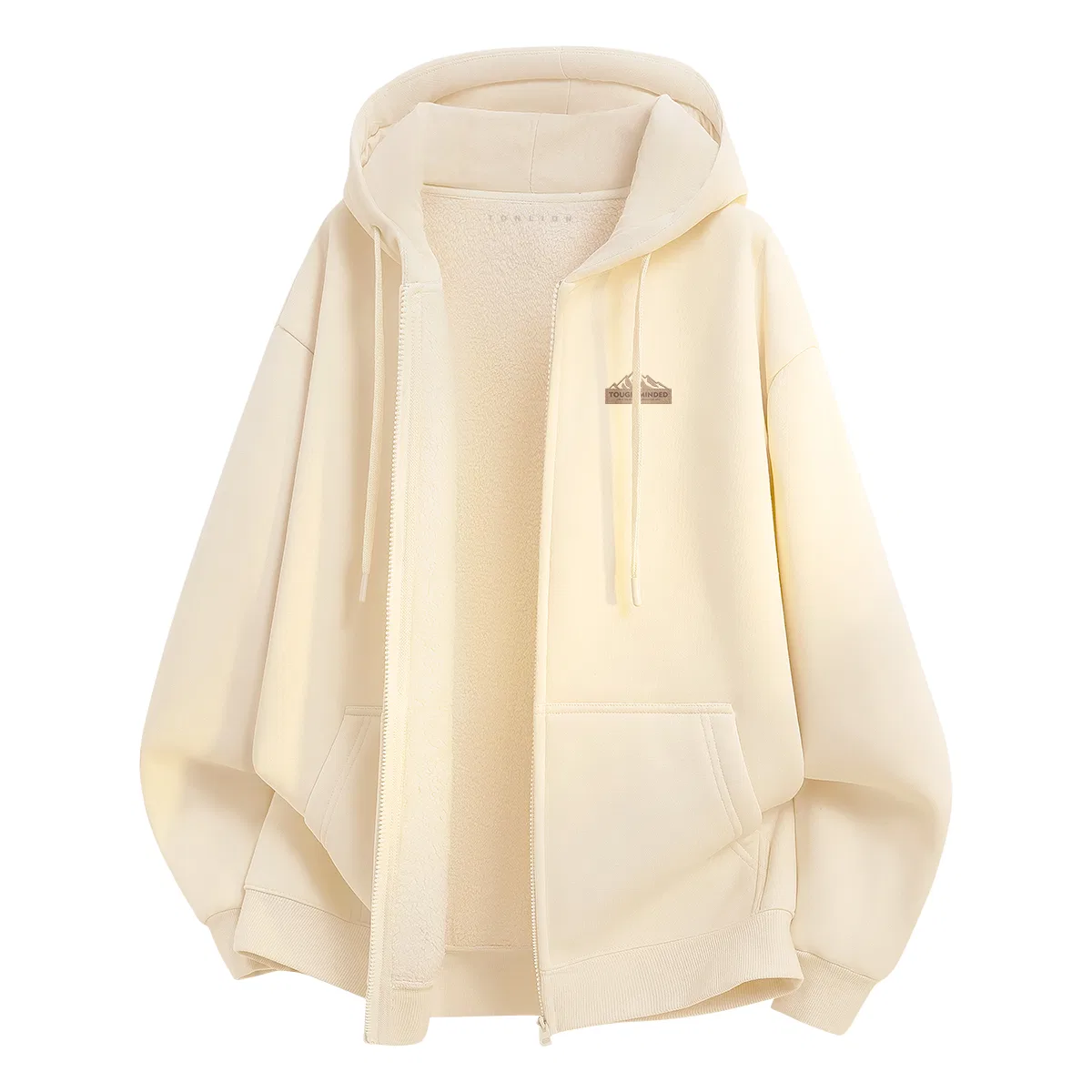 Детская куртка с капюшоном Tonlion, Цвет: Light Beige (Tn Textured Mountain Badge)