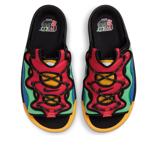 Тапочки uno x offline 2.0 premium slip-on 'multi-color' Nike, красный — фото 4