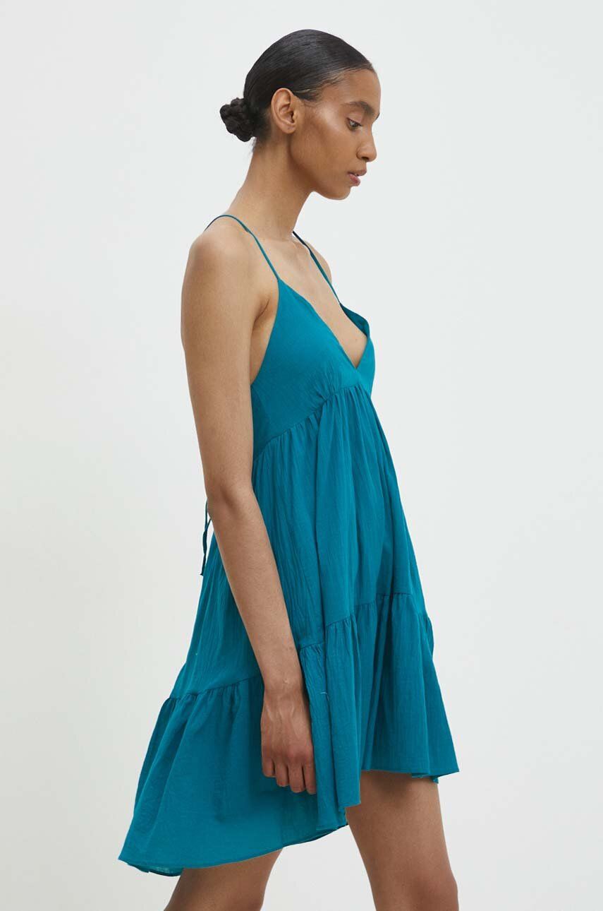 

Хлопковое платье Answear Lab, синий