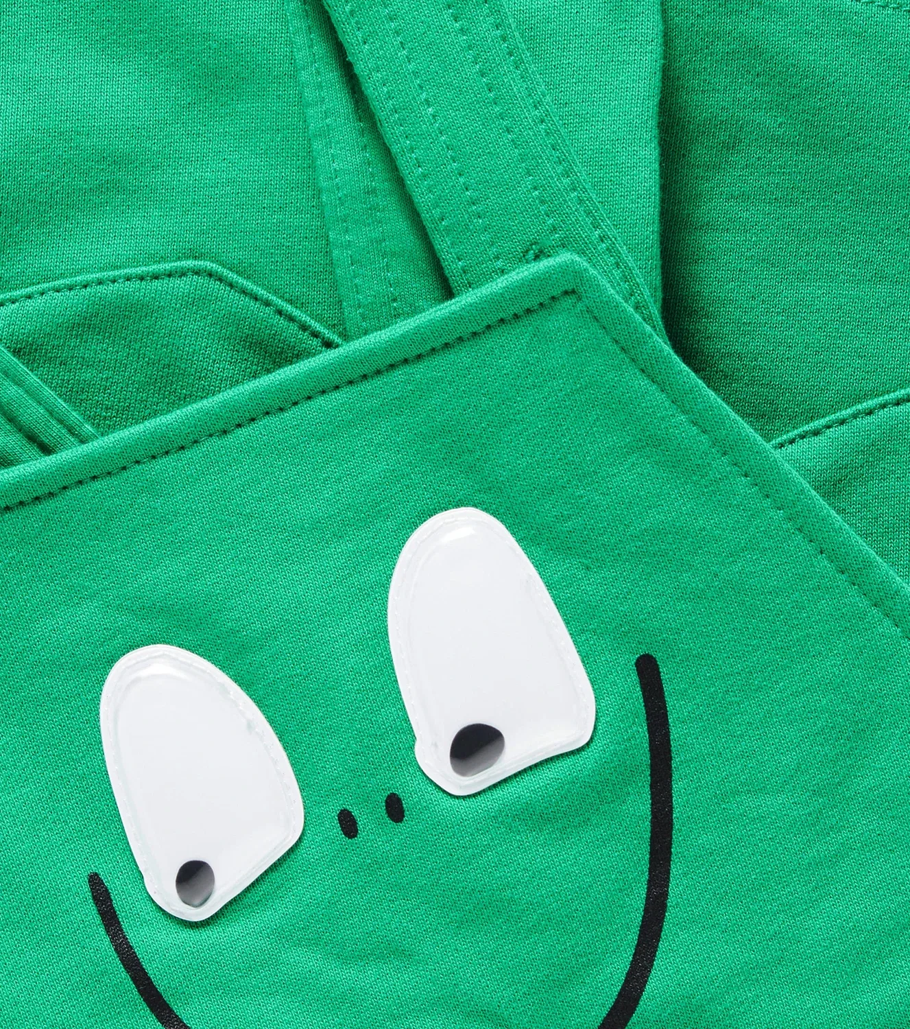 Комбинезон с лягушкой Stella Mccartney Kids, зеленый — фото 3