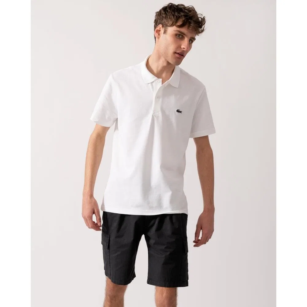 Мужское поло с длинным рукавом Lacoste, Weiß