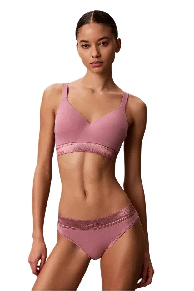 Женские бралетт с v-образным вырезом Calvin Klein, Pink — фото 2