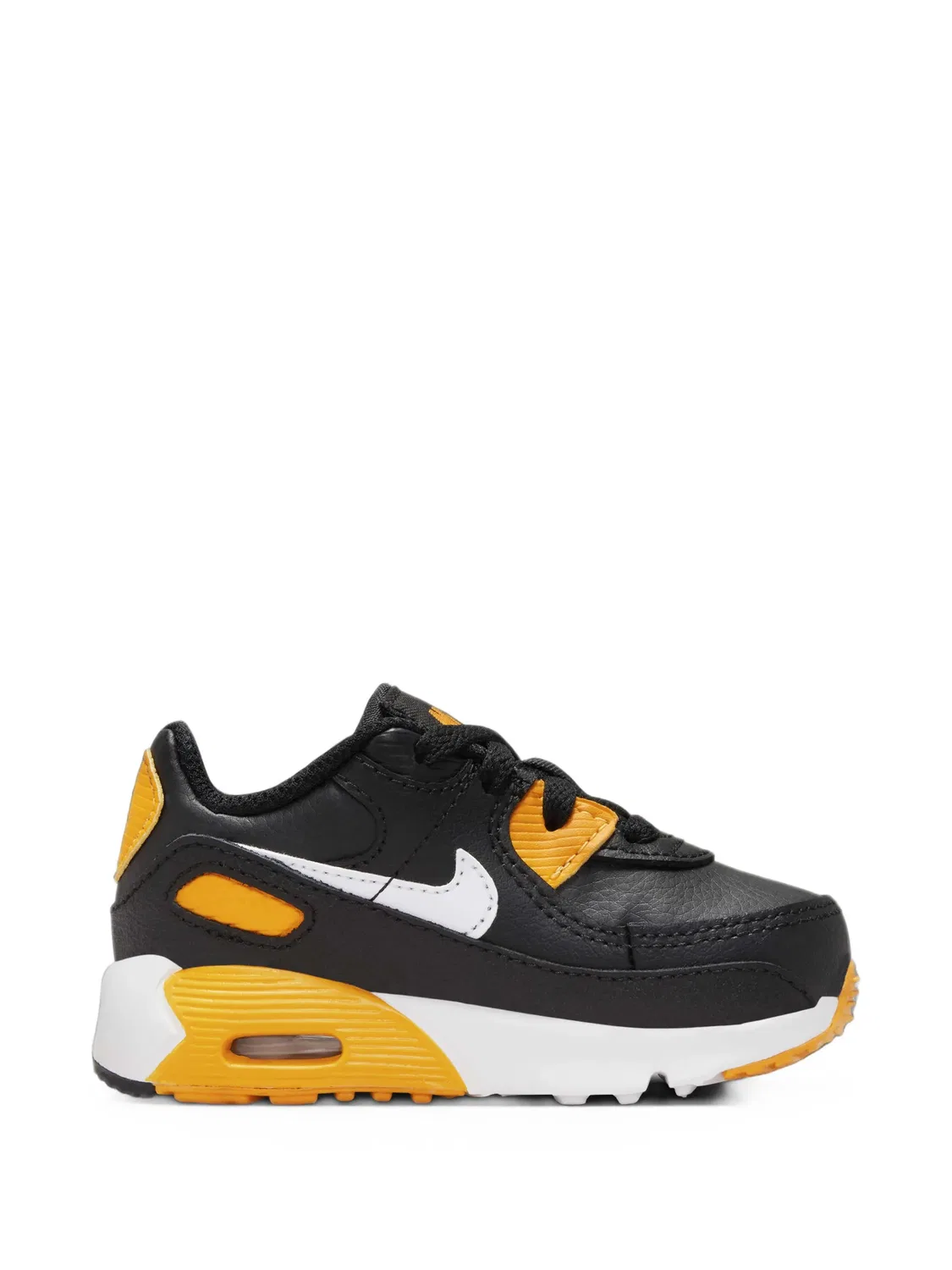 Кроссовки Air Max 90 черные кожаные Nike, черный — фото 2