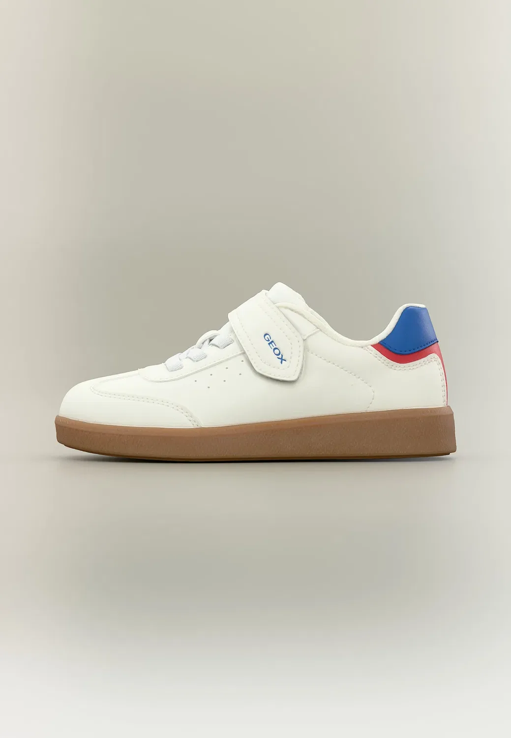 Новые кроссовки Emberlix для мальчиков Geox, White/Light Grey