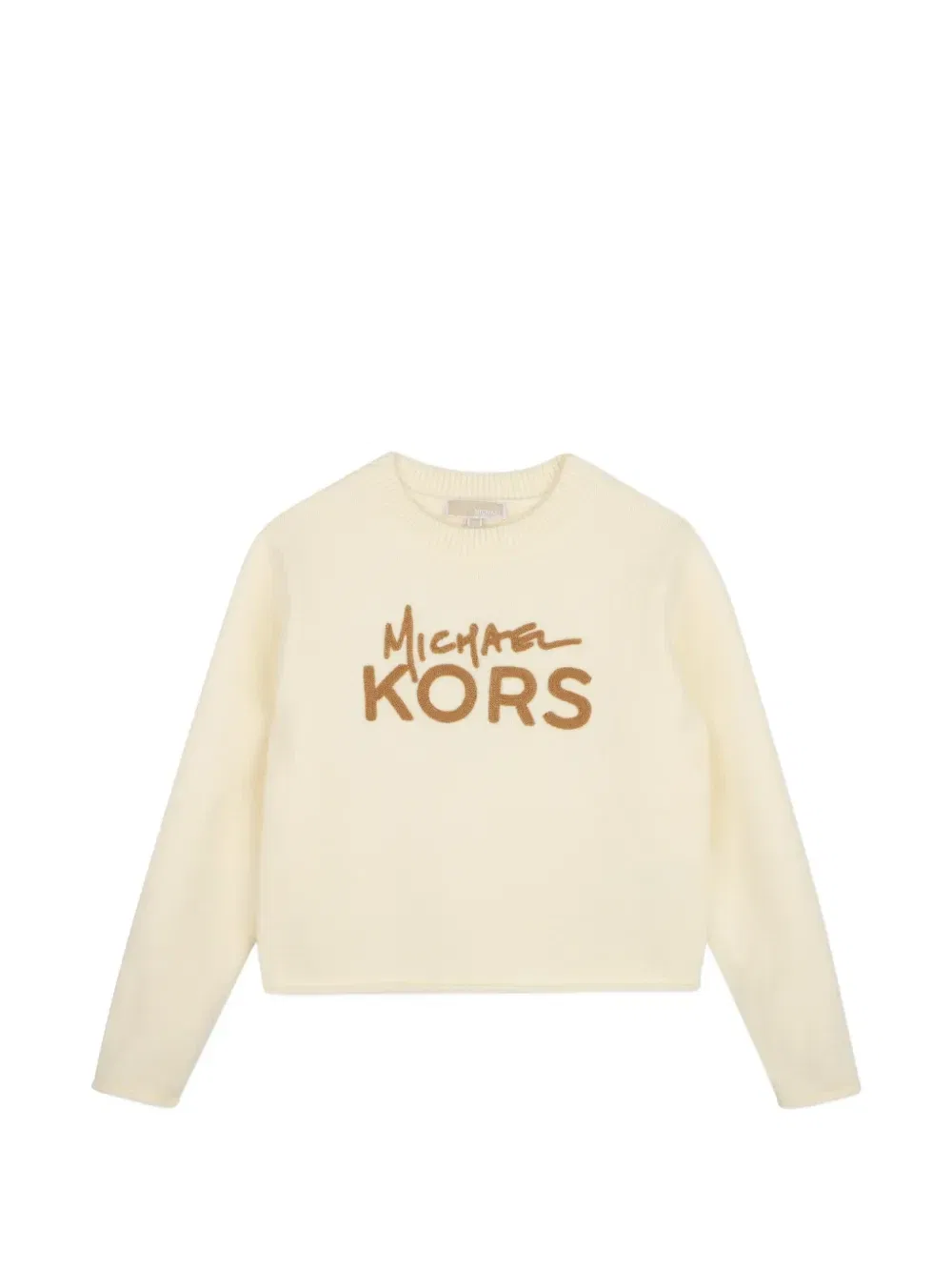 Толстовка с вышитым логотипом Michael Kors Kids, бежевый