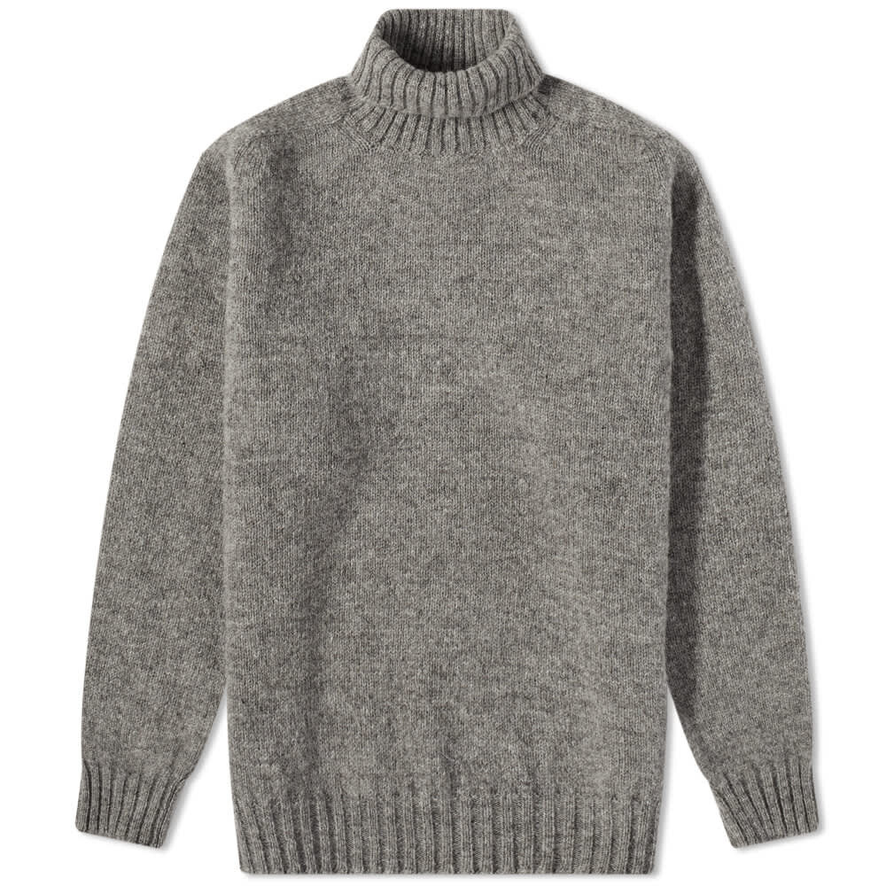 

Джемпер Jamieson's of Shetland Roll Neck Knit, Серый, Джемпер Jamieson's of Shetland Roll Neck Knit