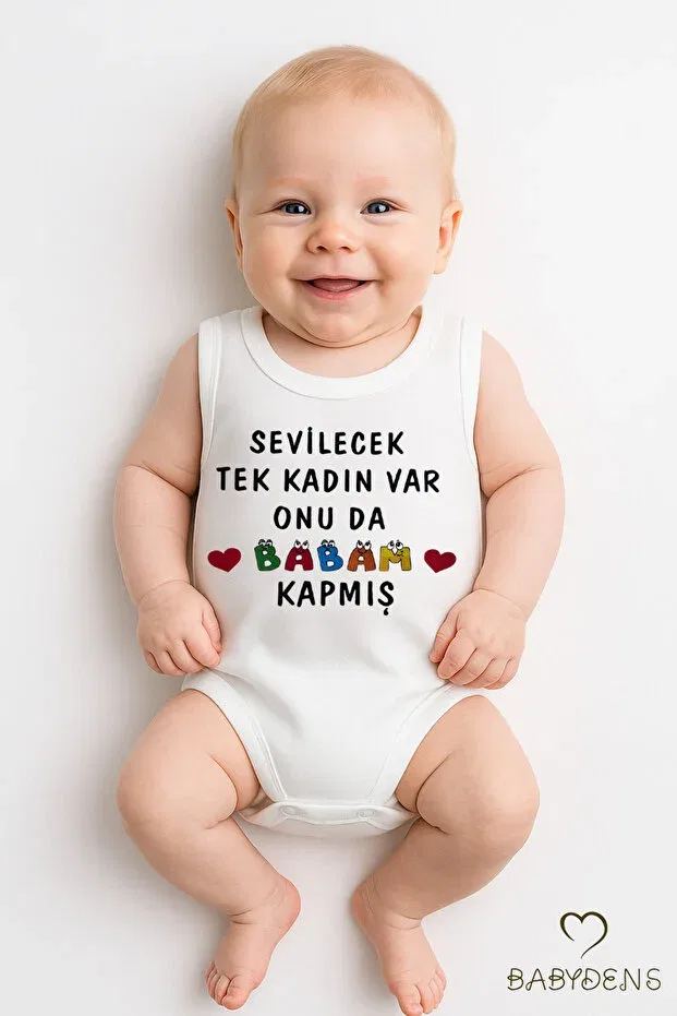 Детское боди без рукавов Babyden'S, White