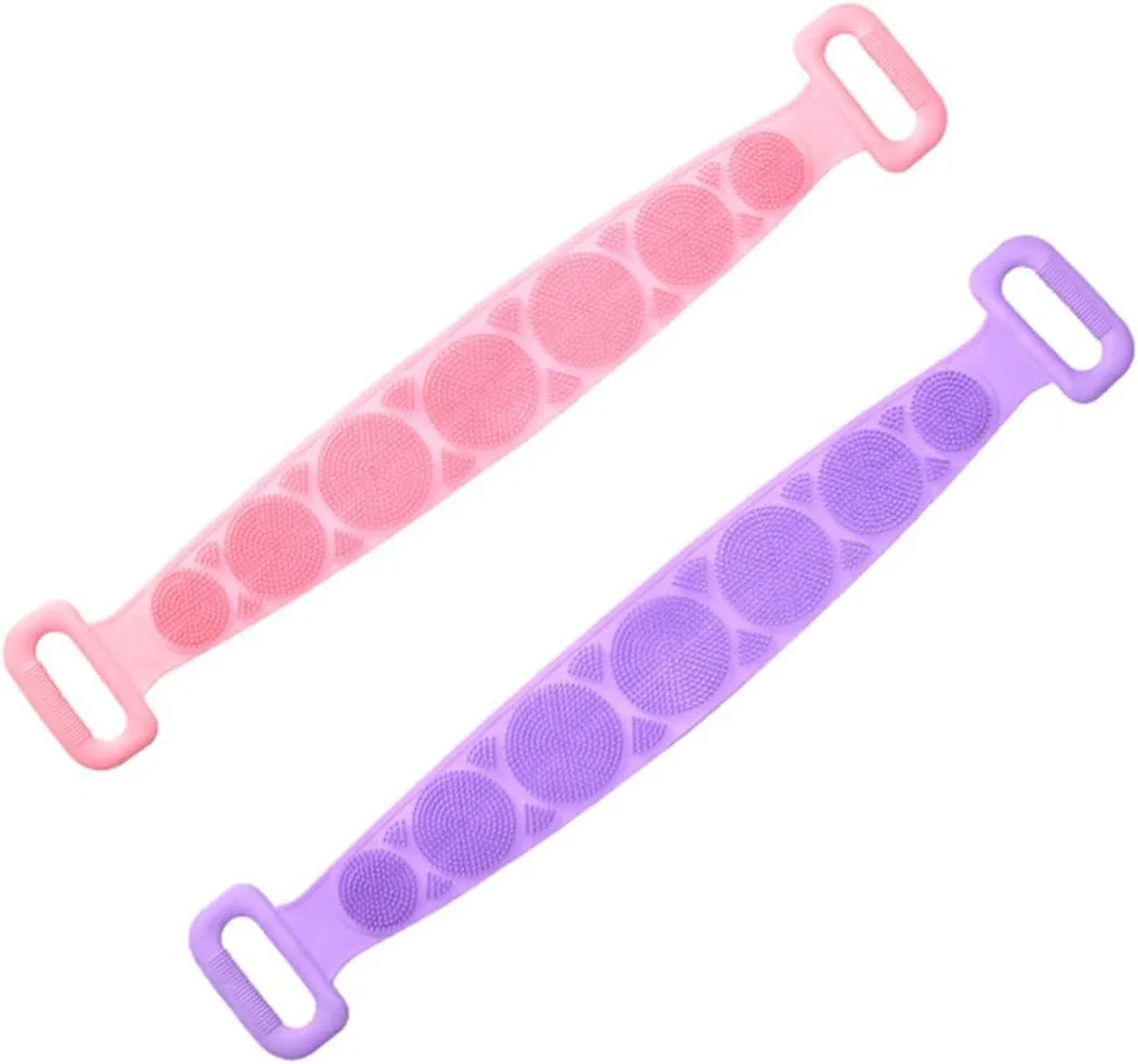 Силиконовое пилинговое полотенце Vaguelly, 2 шт, Rosa