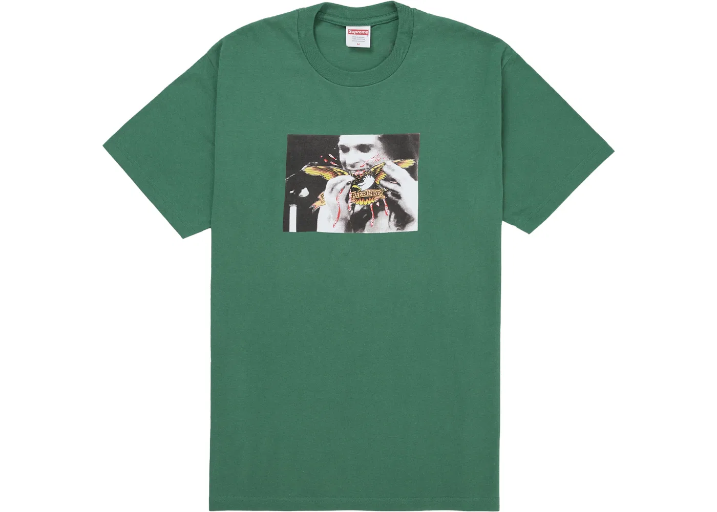 Мужская футболка с принтом Supreme Antihiro Ozzy Tee, Green