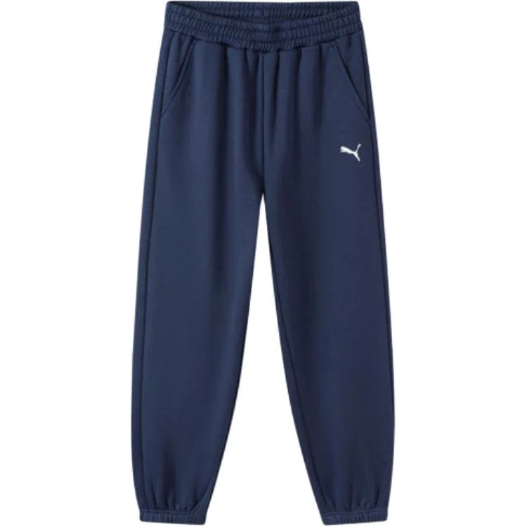Детские спортивные штаны с длинными штанинами PUMA, Цвет Dark Blue A81622