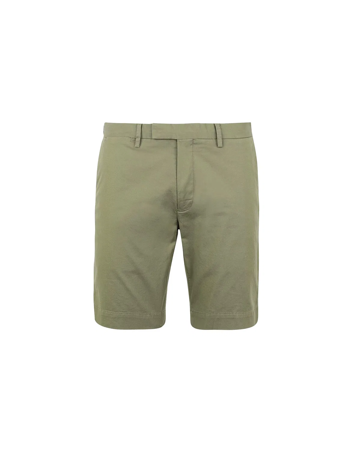 Мужские шорты stretch military short из габардина с логотипом Polo Ralph Lauren, темно-зеленый
