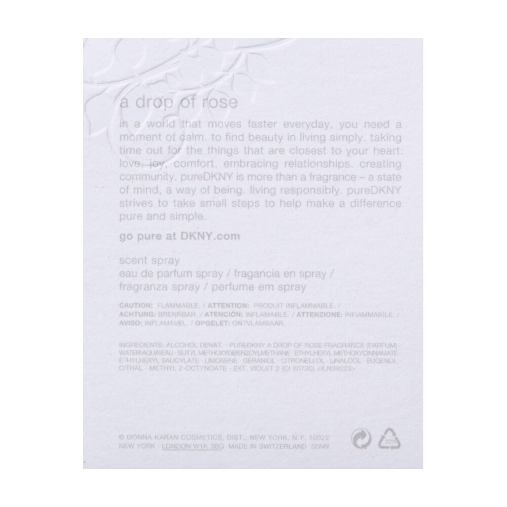 Парфюмерная вода DKNY Pure A Drop of Rose — фото 3
