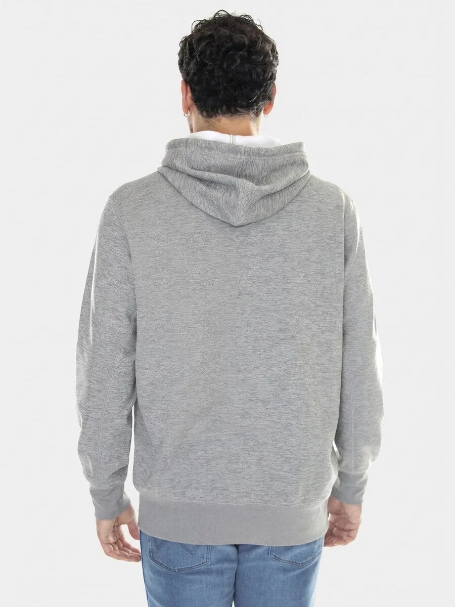 Толстовка NIKE 'Logo Therma Performance Pullover Hoodie LA Dodgers' серого цвета — фото 3
