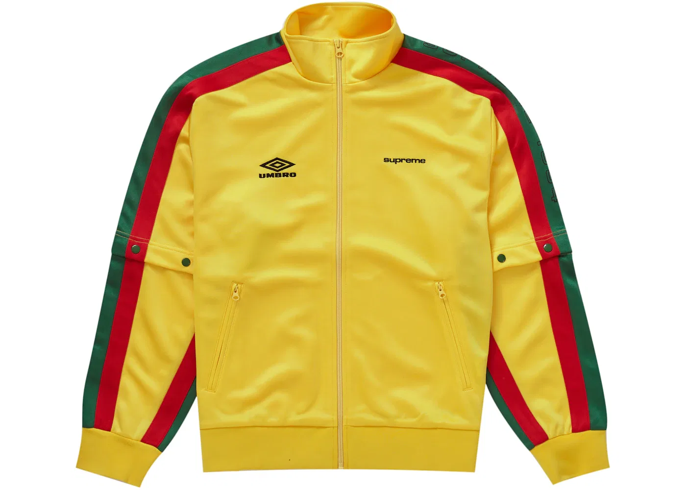 Мужская куртка с отстегивающимися рукавами Supreme Umbro Snap Sleeve Jacket, Yellow