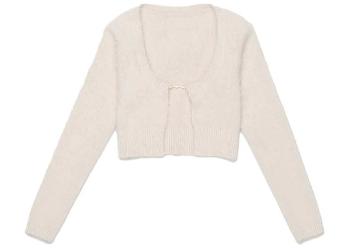 Женский топ с длинным рукавом Jacquemus Top, Off-White