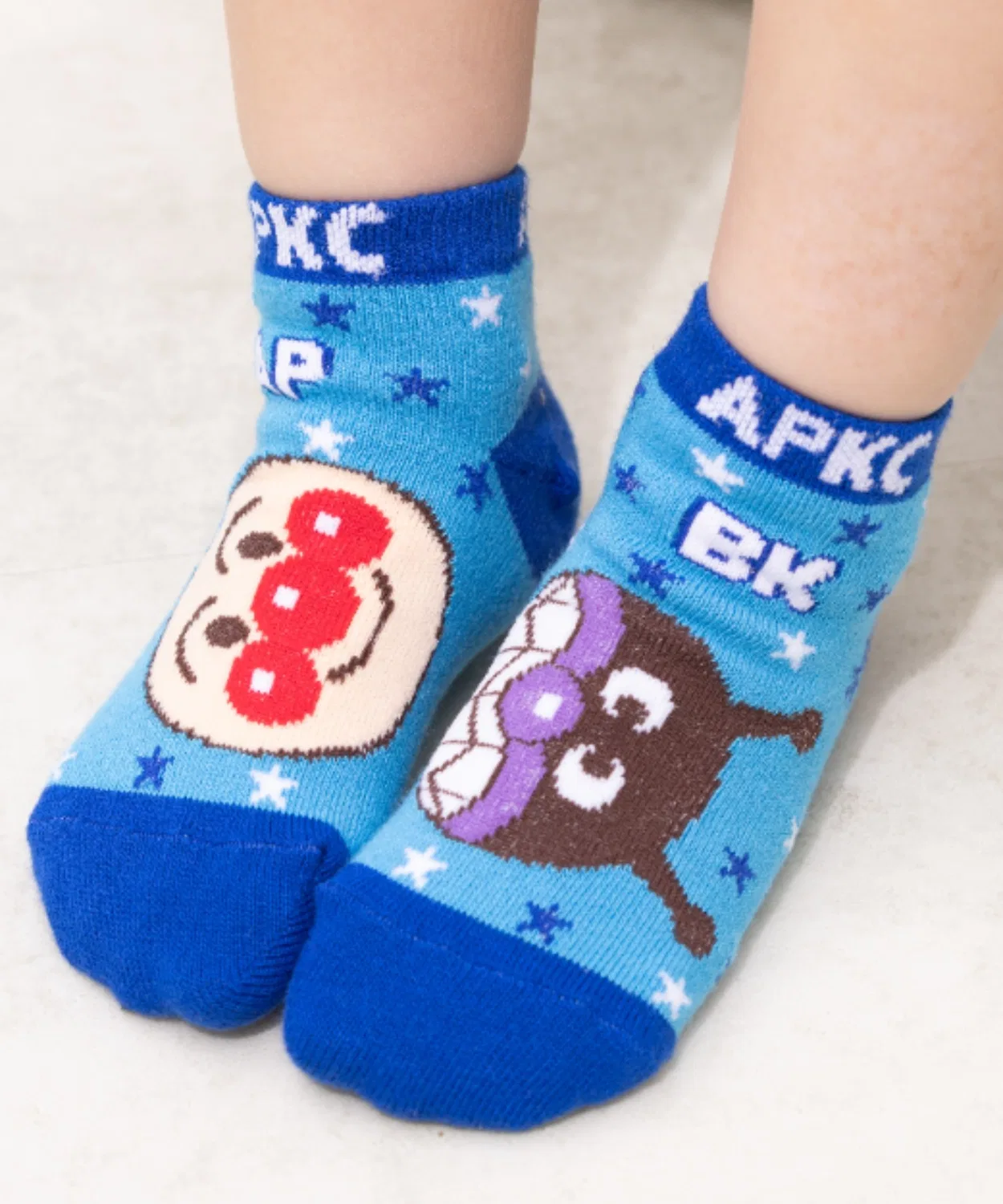 Детские носки короткие с принтом Anpanman Blue ANPANMAN KIDS COLLECTION, Blue